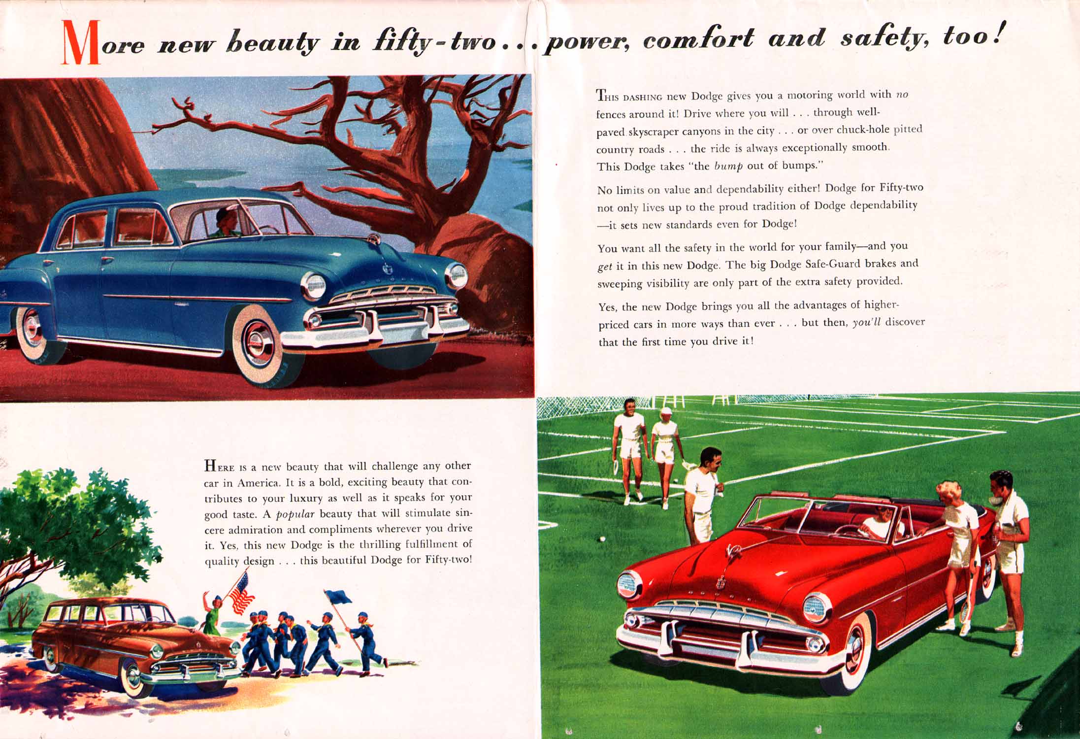 1952 Dodge Car Foldout Page 2